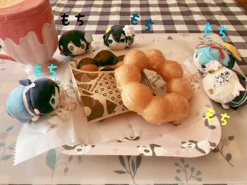 子もち達とドーナツでオヤツタイムしました☺️