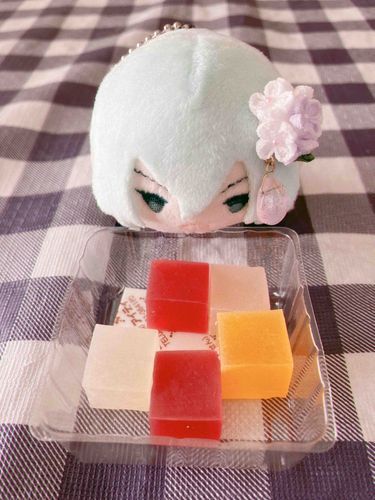 江雪兄様と琥珀糖を食べました☺️
