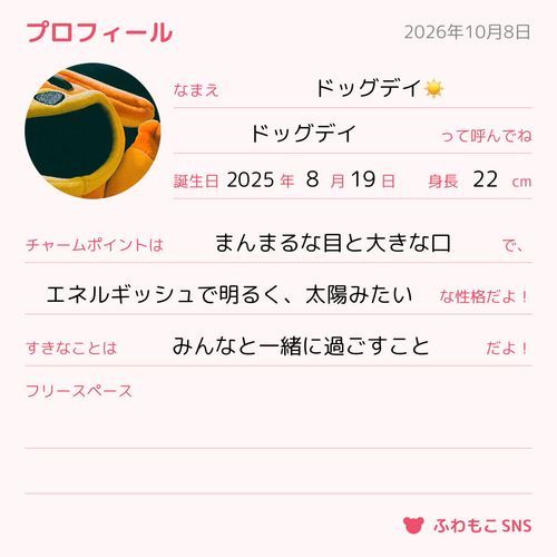 ドッグデイ☀️のプロフィール📝