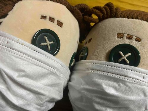 最近は寒いよな…

かぜひかないよーにあったかくしてね！

ところで…何でマスクしてんだ？？

よぼうだよ！よ・ぼ・う！！