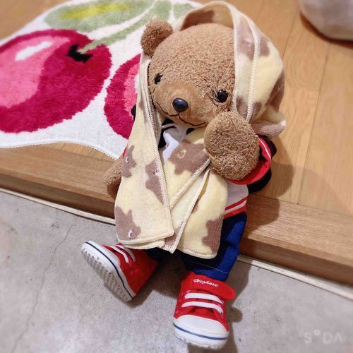 ʕ•ᴥ•ʔ「ふ〜。。
あめ、ふられちゃって、こまったよ🥲」