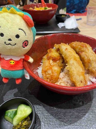 今日はいっぱい食べた〜😽
これはとり天だよ〜