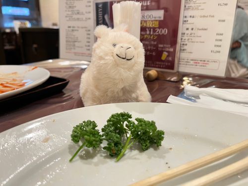 ニンゲンが残したパセリ…