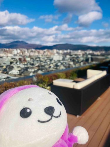 ［しゃちく］は　きれいなけしき　みないと　いろいろ　むりなんだって。へんなのー🦭❓