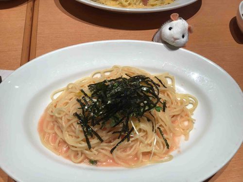 ぱしゅたをたべたでしゅ！
おいしかったでしゅー♪
さいきんいろいろたべしゅぎでしゅねー……