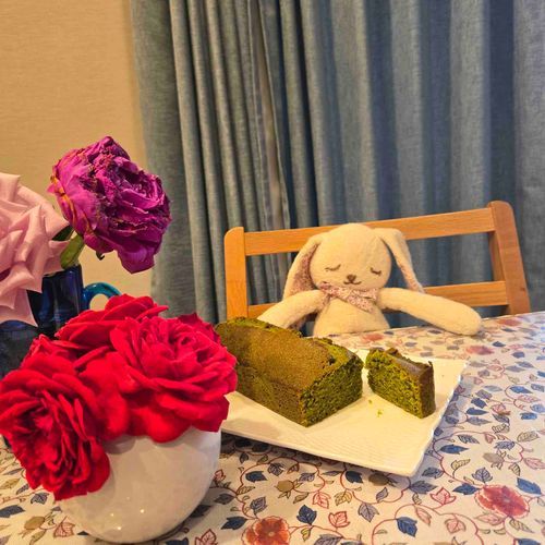 まっちゃのぱうんどけーきなの！でもるるまっちゃは苦手なの