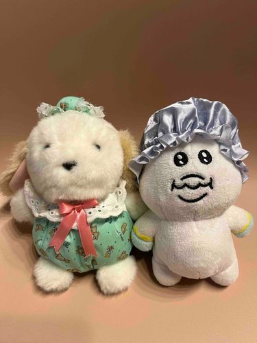 あけましておめでとうございます🎍！
今年もゆるゆるとよろしくお願いします💓「写真撮ってくれ！」と言ってたこのお二人でお届けしました♪んぽちゃむはスリーコインズで売ってたナイトキャップがお気に入りでずっと被ってます。（ほんとはむんちゃん用でしたがサイズが合わずお下がりもらってました）帽子コンビらしいです。