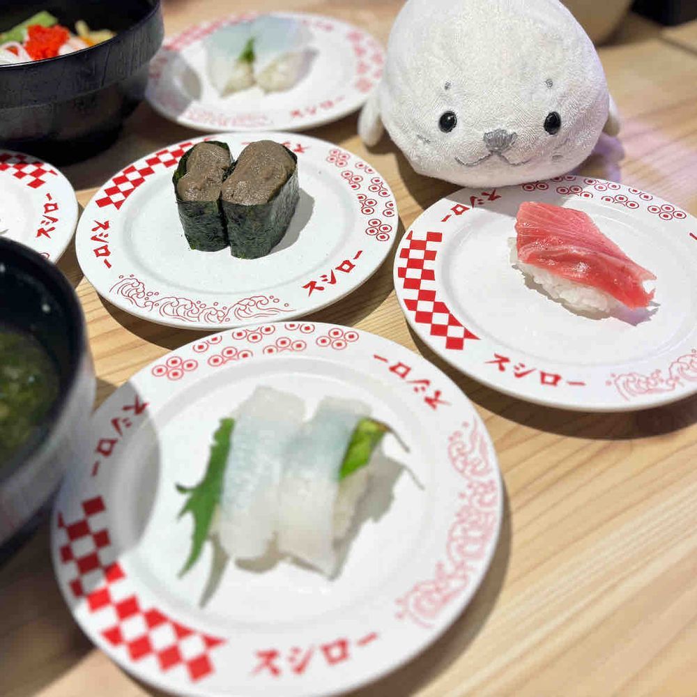 みんなやっほ〜⚪️🐟
このまえいったすっごいスシロー紹介するね🪄︎︎✨
とっても大きなタッチパネルがあっておすしがながれてたり、ゲームがはじまったりするんだよ〜!!だっこずしモードとかもえらべて色々たのしんだよ〜🍣
あと、すきな絵本作家さんがコラボしてて素敵なデザートをいただけてだいまんぞくだったよ〜🐱