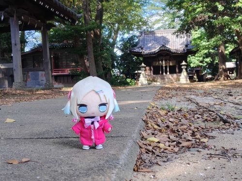 ちょっと風が強いけど涼しい風だよね。
#ぬい旅　#大沢瑠璃乃