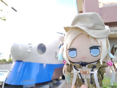 国立と言えば鉄道総研！だけじゃなくて新幹線博物館！
#ぬい旅　#大沢瑠璃乃