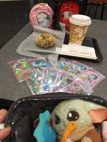 💚🛸ンニャプワ!!(お家で流行り病が蔓延していました。皆が元気になったのでお友達とアイドルを応援してきました。４人の王子様達が鎬を削って４人のお姫様達をシーサイドプリンセスにする熱いイベントでした。ところでぐーちゃん大好きコーデはまだですか？緑のお姫様が着てくれますか？
