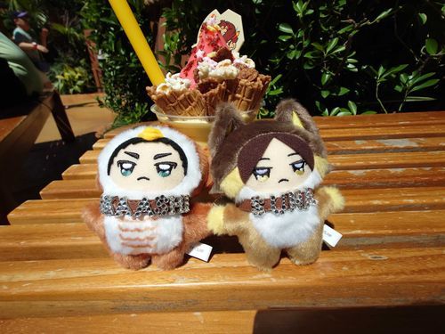 🦉暑いので水分補給してくださいね
🦊これ食べちゃダメかな……
🦉これは🌸さんのだから