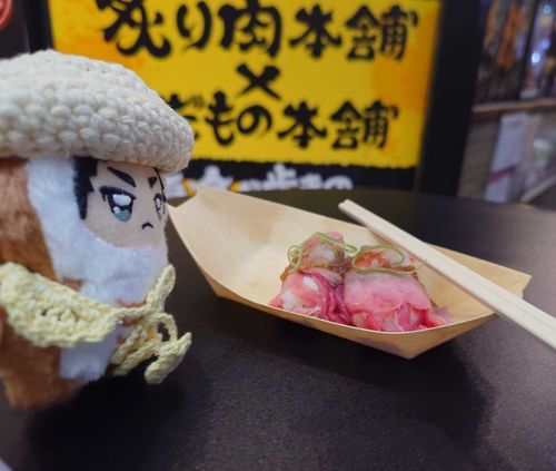 🦉これが肉寿司ですか…美味しそうですね