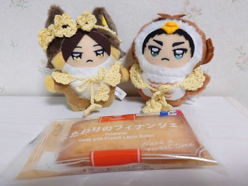 🦉🌸さん、甘いもの食べたいって言ってたので
🦊俺たちから、これ食べてちょっとでも気持ちが元気になったらいいな…
