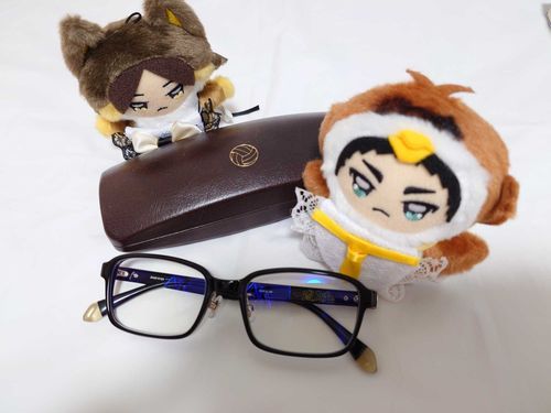 🦉俺のデザインの眼鏡ですか？？
🦊ずるい、俺のはないのに…！！🍊ちゃん俺のがでたら買ってね！？