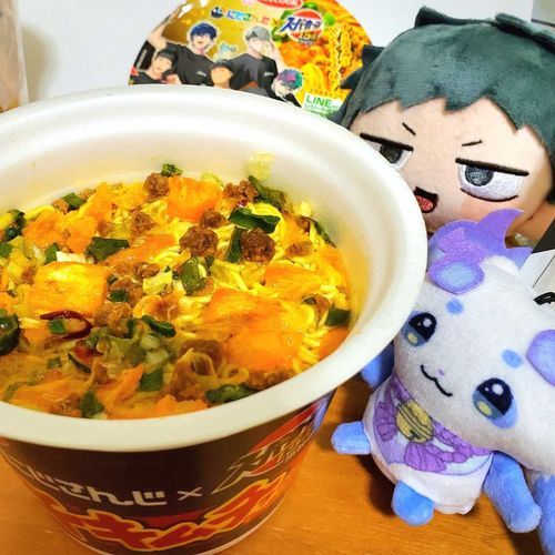 先輩といっしょ🍜🐮🌶️