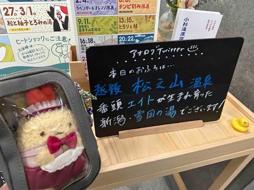 銭湯ですよ、お嬢さん。同居人こと私にちょっぴり縁のあるお風呂だったのでなんだか嬉しかったです。