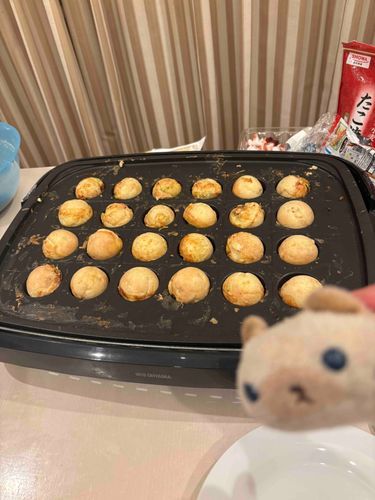 タコパでしゅ(=^x^=)
みんなでわいわいが楽しいでしゅね