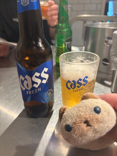 韓国のビールでしゅ(=^x^=)
これはお母さんが飲みました🍺