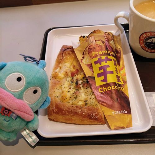 またサンマルクカフェ来たよ〜
おいものチョコクロ美味しすぎ！