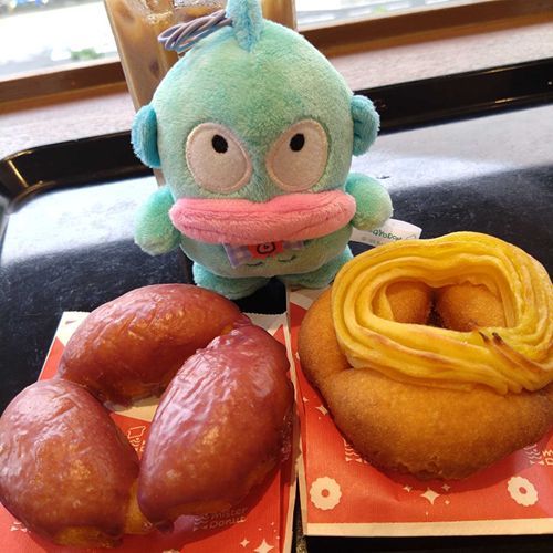 ミスタードーナツに行ってきたよ🍩
ハンギョの圧がすごいね…