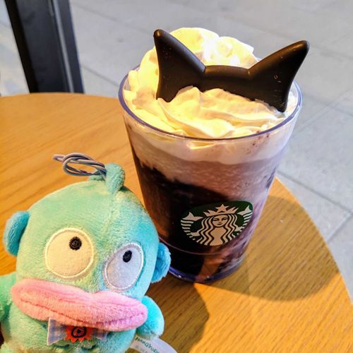 スタバの新作を飲んできたよ
ハンギョも黒猫になりたいみたい