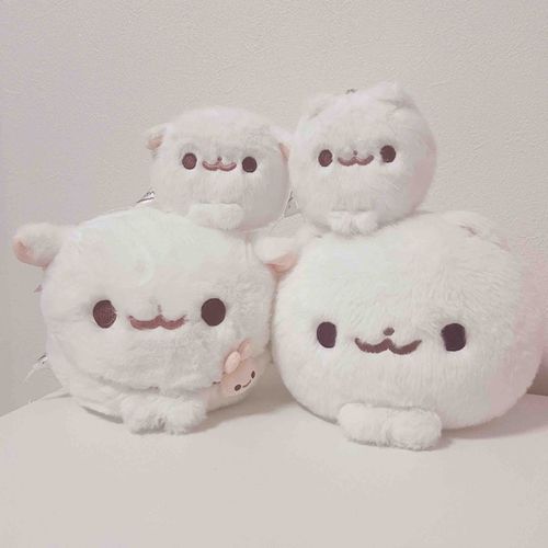 しらたまちゃん(ひだり)ともちちゃん(みぎ)だよ😻