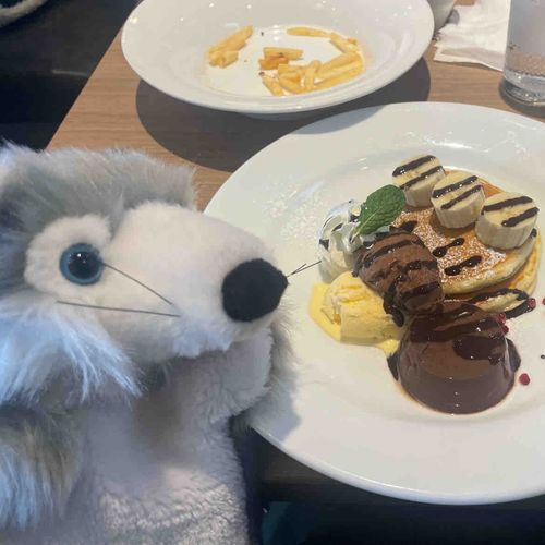 主のバースデイクーポンでデザートをタダでいただきます🐺