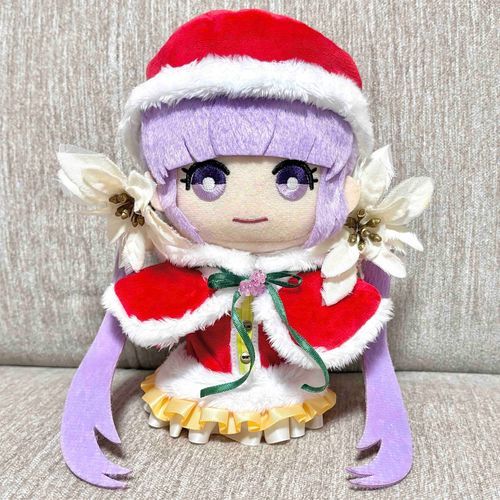 「クリスマス衣装新調してもらったよ。生地がふわふわになったんだよ」