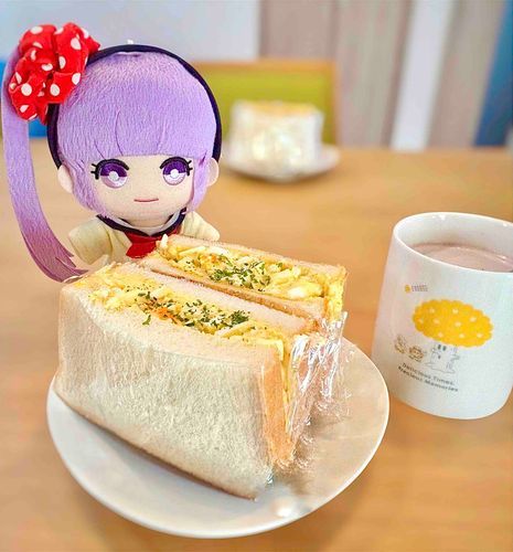 「たまごたっぷりのたまごサンドだよ」