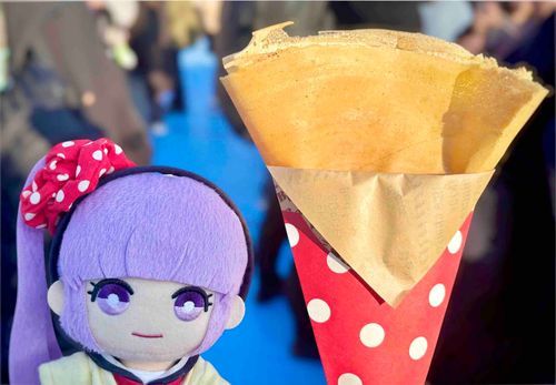 「わたしの顔より大きいね」