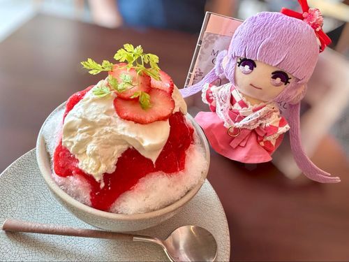 「かき氷が美味しい季節が来たね」
