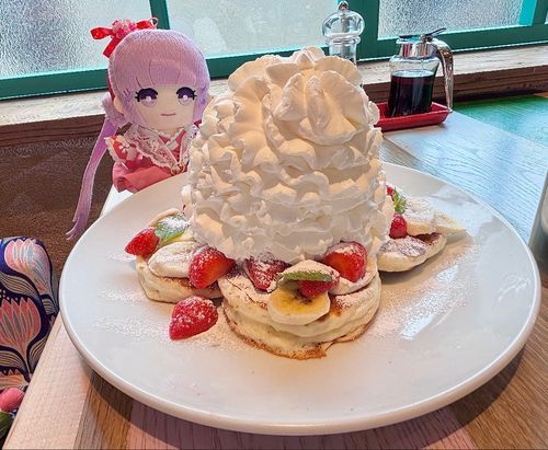 「クリーム…！！入道雲みたい…！」