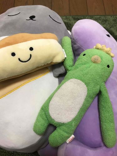 カイジュくん、パンたんキュピ!!!むにむにちゃんとお写真撮ったの！！むにむにちゃんモジモジしちゃってた
