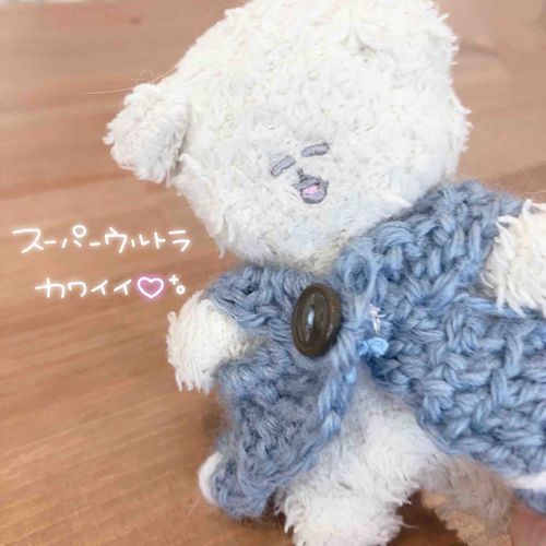 お久しぶりもさー！　服を毛糸で作ってみたもさよ👕
