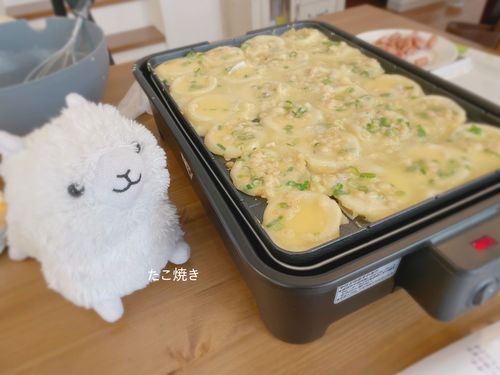 たこ焼きパーティーしたぞう!🐙🥢