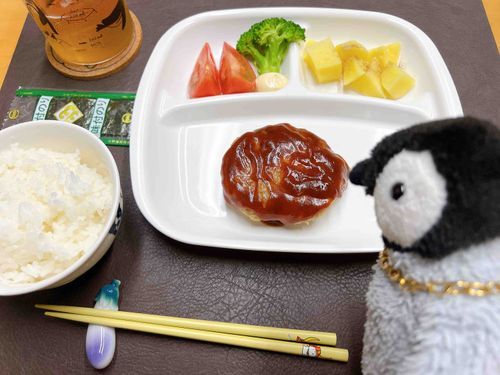 ハンバーグ作ってみたぞ💖