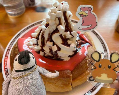 コメダのポケモンコラボ💖
この前食べたけど超〜美味しかった！ランダムキーホルダーはデデンネだった！かわい‪‪いーっ😻