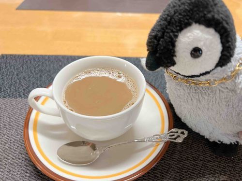あったかいの飲むと、ホッとするね☕️