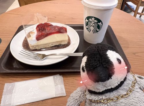 病院頑張ったけんぷちご褒美でスタバ行ってきた🥹
美味しい〜💞