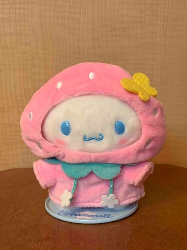 かいぬしさんが、いちごのおようふくをかってくれたよ。どうかな〜？