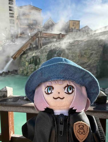 おくれちゃったけど、みんなあけましておめでとう！
おんせんちに行ってきたよ