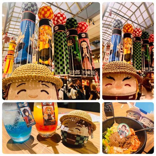 (　•̀ᴗ•́　)( ⸝⸝◜ᴗ◝⸝⸝ )七夕飾りを見て、牛角行って来ました❣️