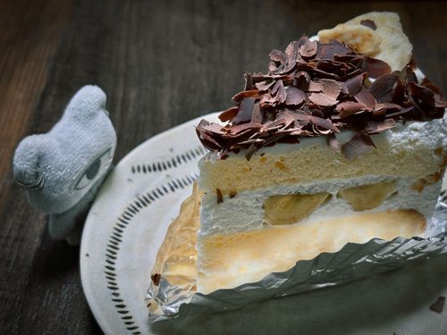 チョコバナナケーキ