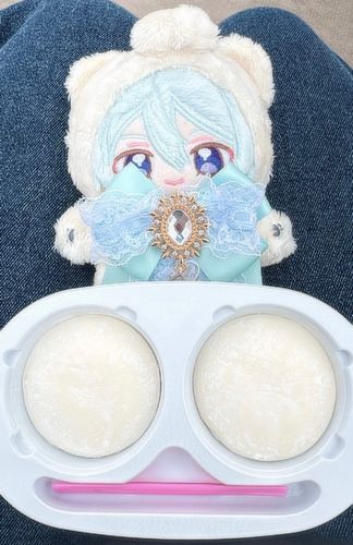 まんまる同盟🤝
どっちも白くて丸い♡