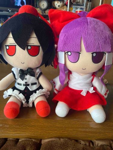 昨日、届いたよ
左がふもふもあや、右がふもふも靈夢（夢時空バージョン）
あやー　ふもぅ