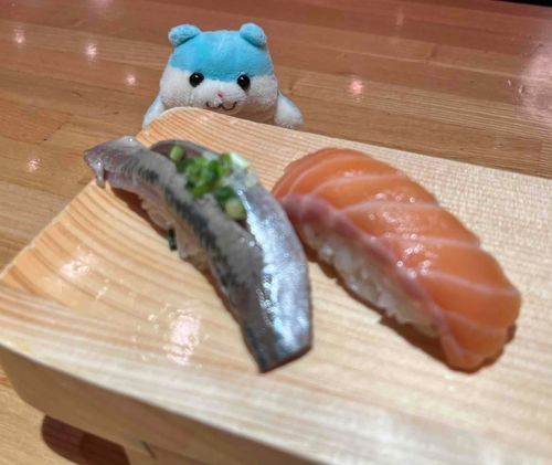 お寿司眺めて終わりました...