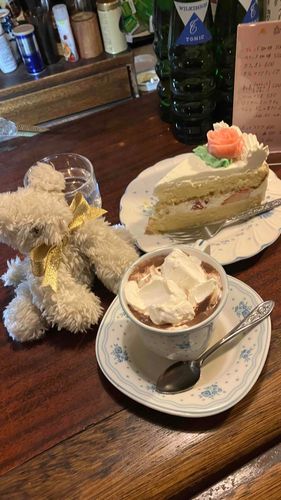 すてきなすてきな喫茶店に連れていってもらったの、、꒰ঌ^.  ̫ .^໒꒱
