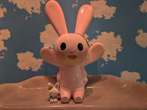 こんにゃくパークにきたよ〜✨マナンちゃんもいっしょ🐰