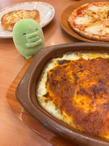 くちぱっち、サイゼリヤだよ
やっぱりミラノ風ドリアは美味しいね